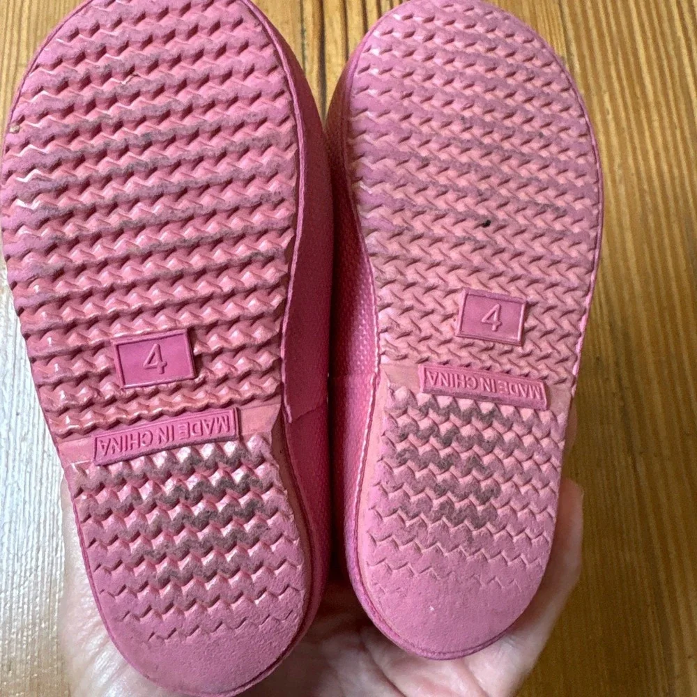 Hunter Rain Boot Kids Pink First Classic Waterproof SIZE 4